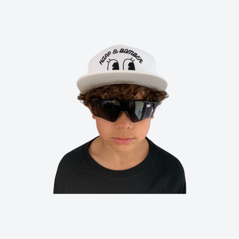 Smiley Face Snap Back Hat