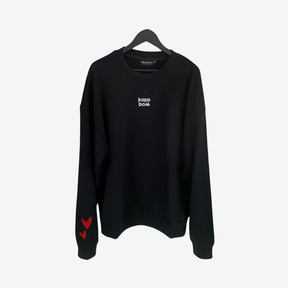 Heart Sleeve Crewneck