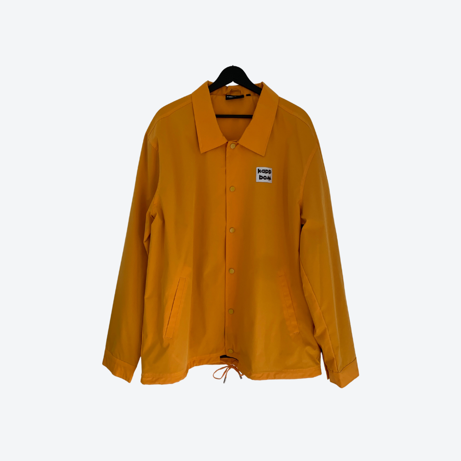 Mustard Nylon Windbreaker