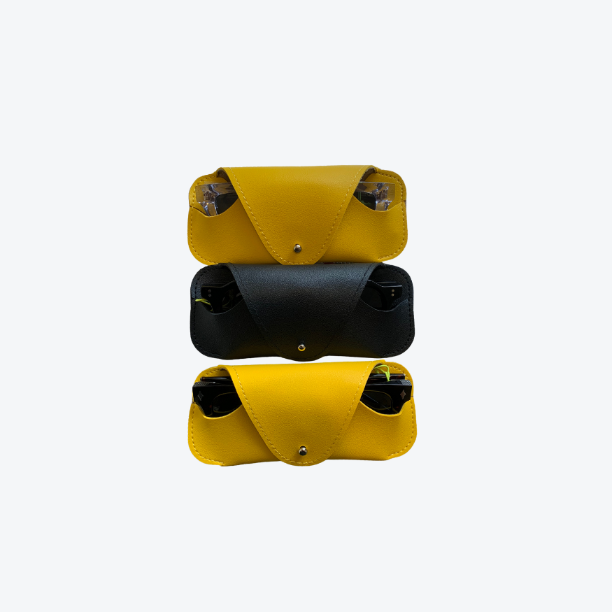 Yellow Sunglasses Pouch