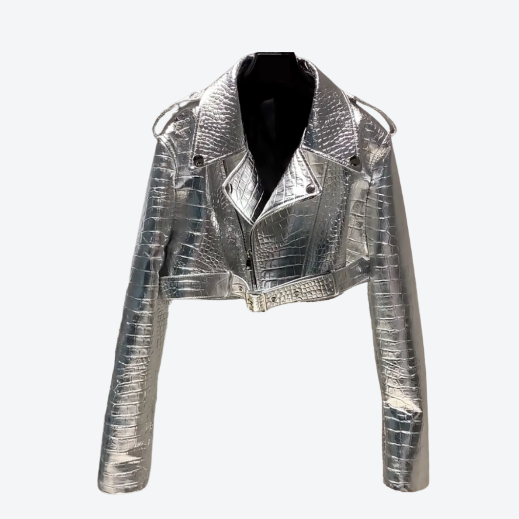 Chrome Biker Jacket