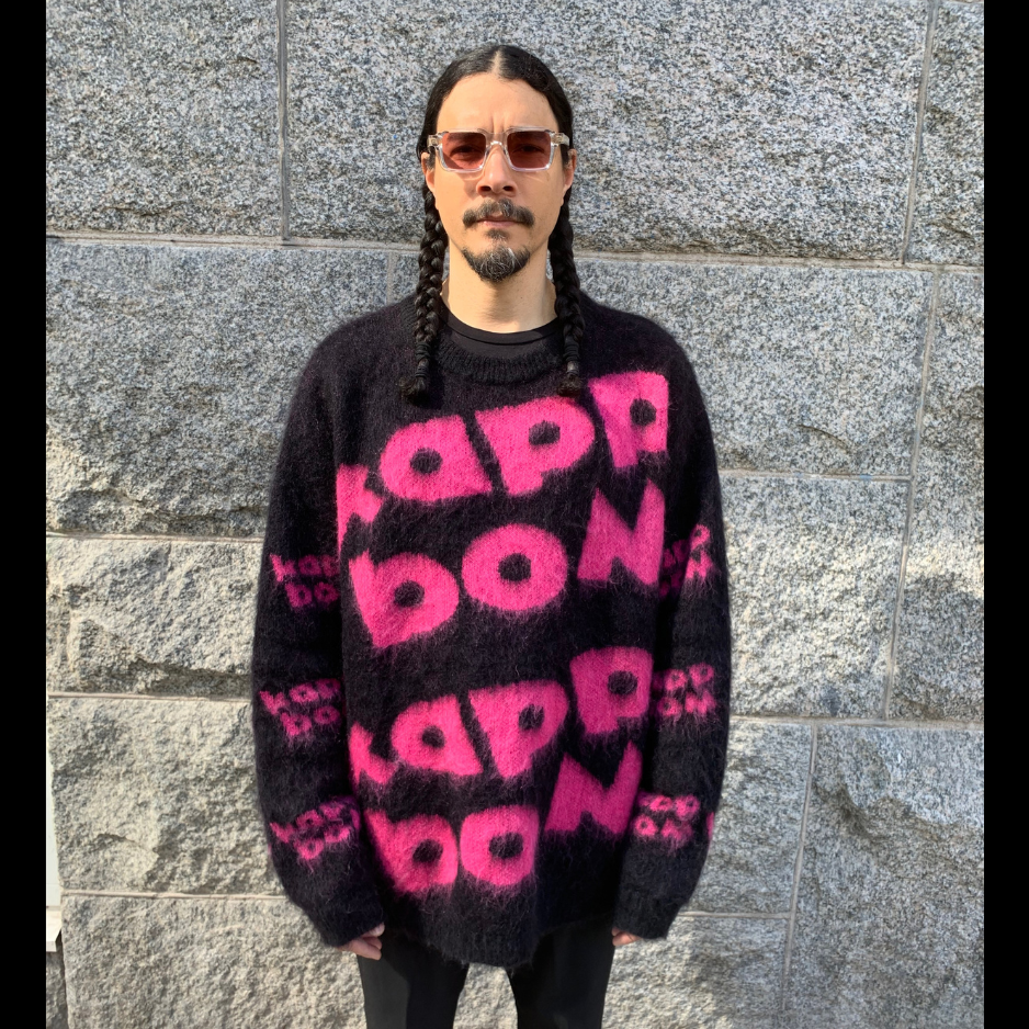 Obsidian Pink Mohair Knit