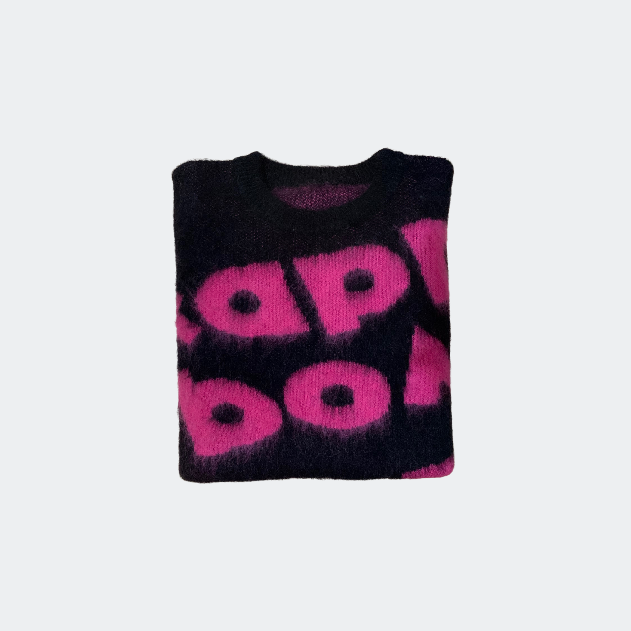 Obsidian Pink Mohair Knit