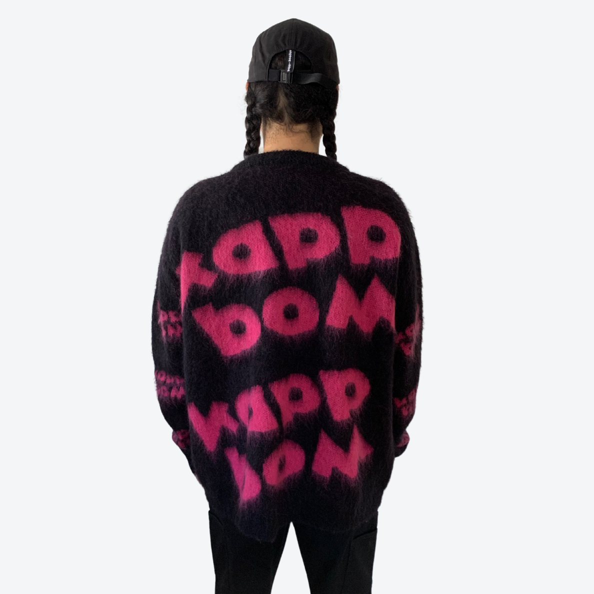 Obsidian Pink Mohair Knit