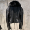 Black Leather Cloud Jacket
