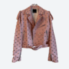 Vandal Pink Leather Jacket