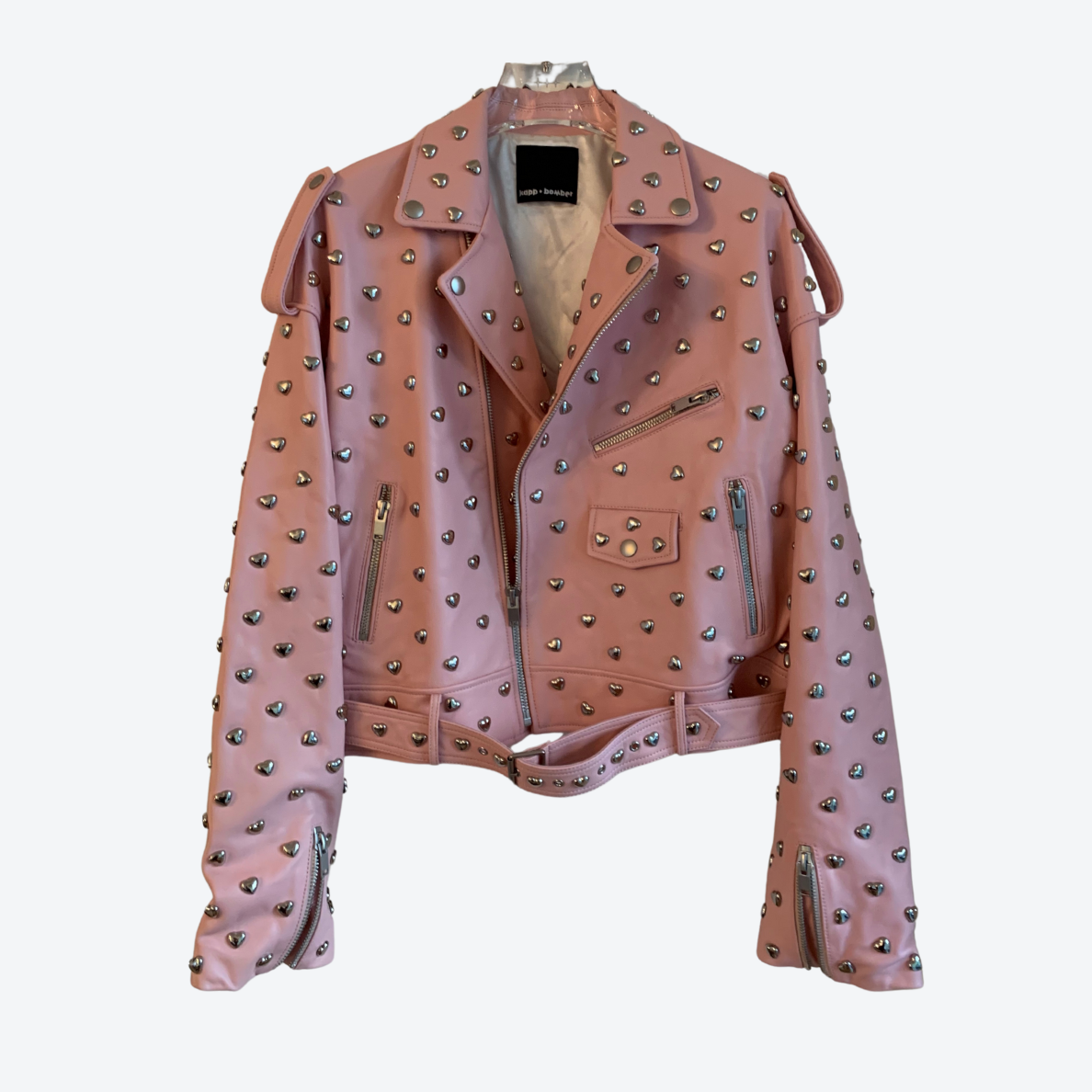 Vandal Pink Leather Jacket