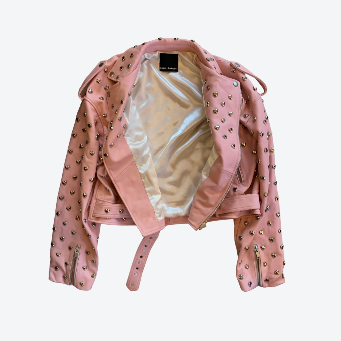Vandal Pink Leather Jacket