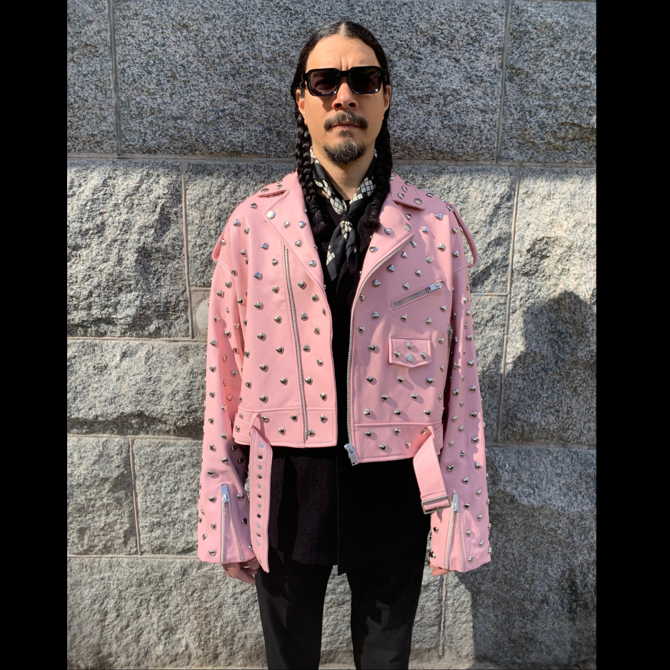 Vandal Pink Leather Jacket