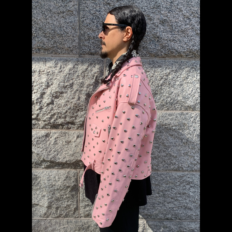 Vandal Pink Leather Jacket