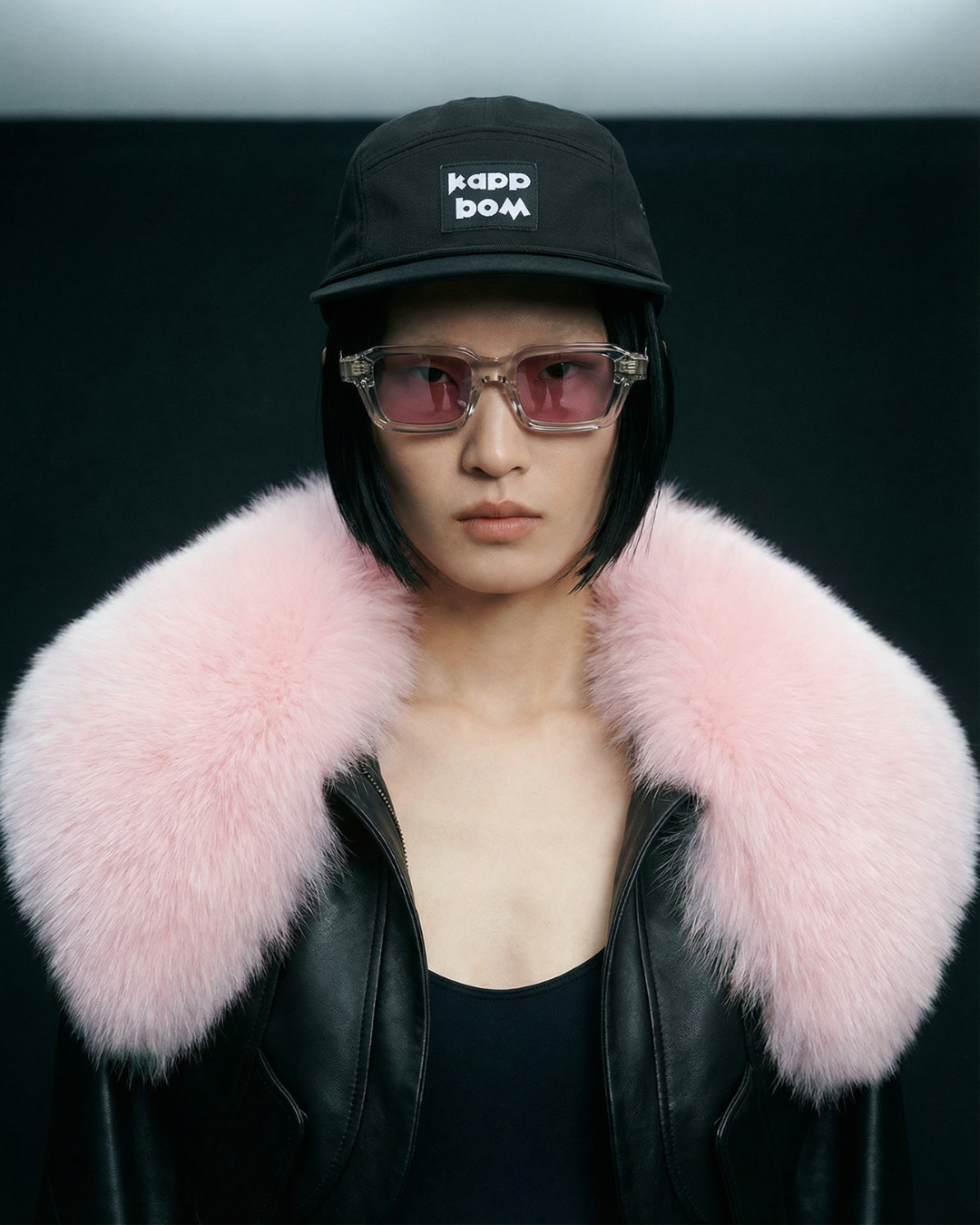 Pink Leather Cloud Jacket