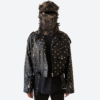 Heart Studded Motorcycle Jacket