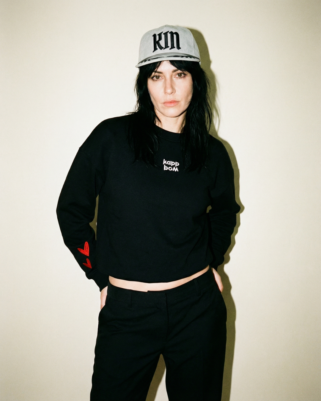 Heart Sleeve Crewneck